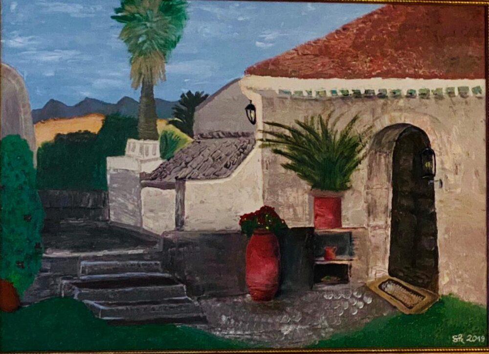 Rotana, Acryl, 2019 — Unter der Sonne Mallorcas